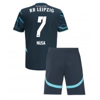 RB Leipzig Antonio Nusa #7 Tredje sæt Børn 2024-25 Kortærmet (+ Korte bukser)